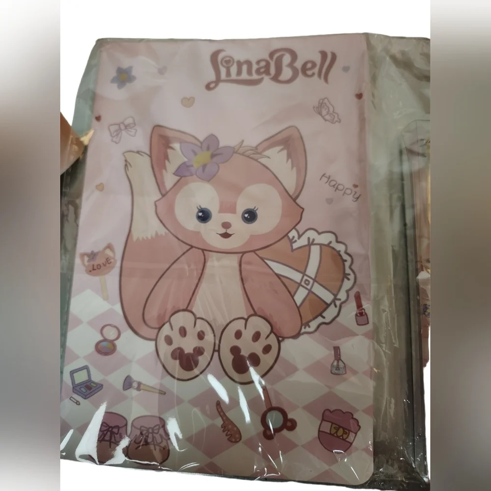 Lina Bell Kawaii Pink Bundle Hat Notebook Pen Set OS NWOT Cute Anime Coquette